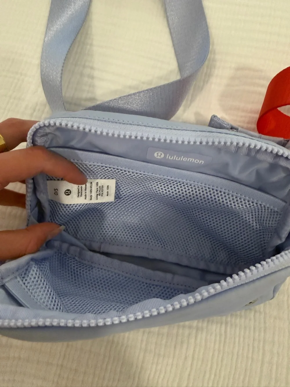 Lululemon Light Blue & Raspberry Belt Bags - Picture 3 of 4
